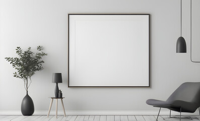 Interior frame mockup for posters