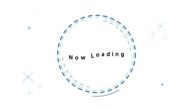 シンプルな配信待機ループ動画