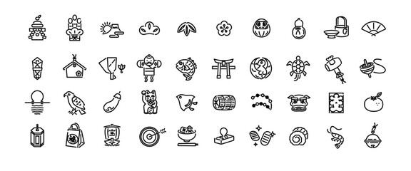 お正月アイコン