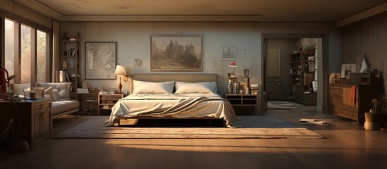 Obraz na płótnie Canvas interior design for bedrooms