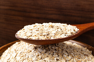 Breakfast oatmeal made from oats