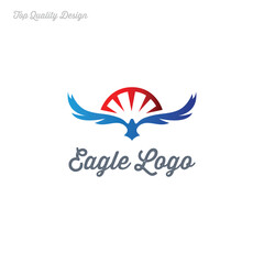 american flag logo vector