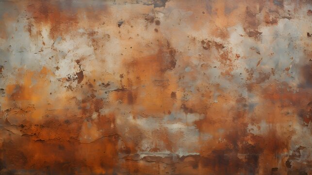 texture plaque de m&eacute;tal rouill&eacute;e, g&eacute;n&eacute;r&eacute; par IA