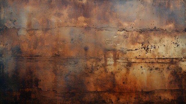 texture plaque de m&eacute;tal rouill&eacute;e, g&eacute;n&eacute;r&eacute; par IA