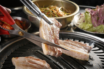 samgyeopsal, pork belly, 삼겹살, 오겹살