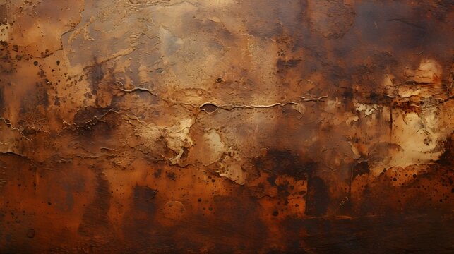 texture plaque de m&eacute;tal rouill&eacute;e, g&eacute;n&eacute;r&eacute; par IA