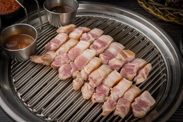 samgyeopsal, pork belly, 삼겹살, 오겹살