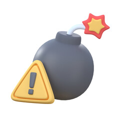 Obraz premium Time bomb with surveillance symbol Warning before the financial crisis