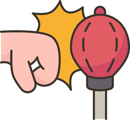 punching  icon