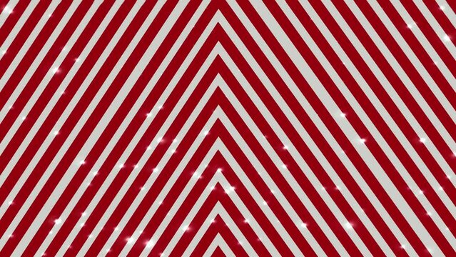 candy cane red white stripe christmas motion ribbon twinkle glitter gift video