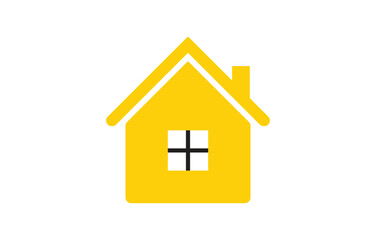 Home icon in Basic straight flat style. Collection of vector symbol on white background. Vector illustration.