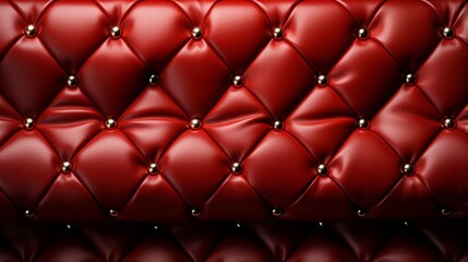 The fiery red leather couch beckons, its smooth surface begging to be touched as it stands proudly among the indoor furniture, a symbol of boldness and sophistication