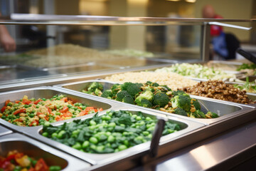 Obraz premium Plant-Based Cooking at a Restaurant - Embracing Sustainability and Flavor