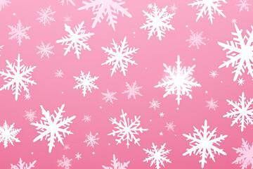 Snowflakes seamless pattern