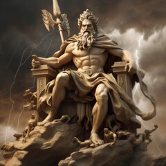 Epic Zeus on throne 