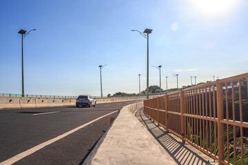 La carretera hacia la playa