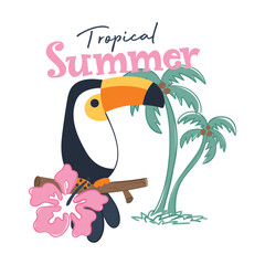 toucan bird on a branch © ulas