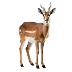 antelope isolated on transparent or white background