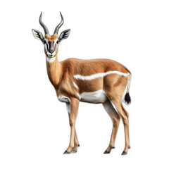 antelope isolated on transparent or white background
