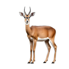 antelope isolated on transparent or white background