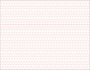 Seamless symmetrical pattern. Abstract waves. Monochrome background with simple lines. Pink vector pattern on transparent background. - obrazy, fototapety, plakaty