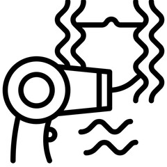 dryer,furniture and household,Tools and utensils,grooming,hair dryer,beauty,hairstyle,electronics.svg