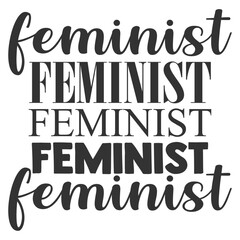 Feminist - Strong Girl Illustration