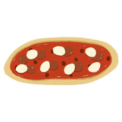 Pizza drawing