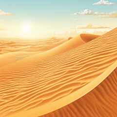 beautiful sand dune desert landscape background