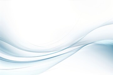 Fototapeta premium Abstract white soft waves background
