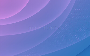 Abstract pink and blue gradient background with halftone decoration