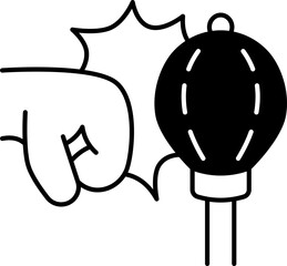 punching  icon