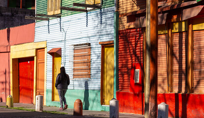 Caminito street. La Boca, Buenos Aires, Argentina.
