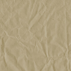 Recycled crumpled yellow paper texture background. Royalty high-quality free stock photo image of Wrinkled and creased abstract backdrop, wallpaper with copy space, top view