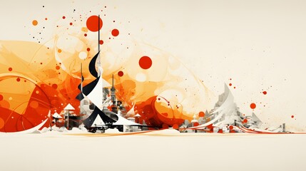 Abstract Christmas wallpaper background design, new years winter