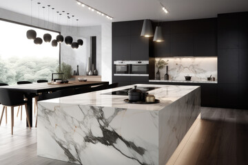 Modern kitchen in style