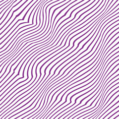 simple abstract modern violet color wavy daigonal distort pattern on white background