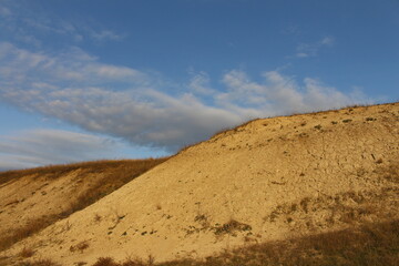 A large sand dune