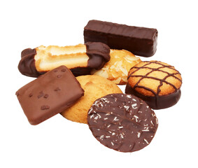Dry biscuits / Transparent background	