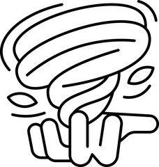 hurricane  icon