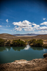 Fototapeta premium Near Arequipa and Misty volcano