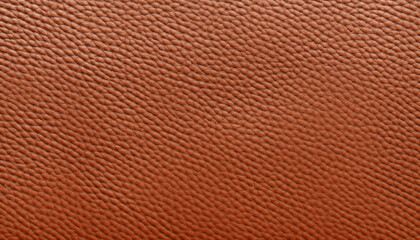 The background texture of the leather surface is red.