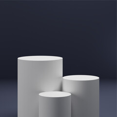 3D Geometric Podium Designed for Product Showcases. Elevate Your Product Presentation with a 3D Geometric Podium. A Stylish 3D Podium Ideal for Showcasing Your Products