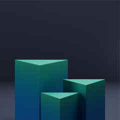 3D Geometric Podium Designed for Product Showcases. Elevate Your Product Presentation with a 3D Geometric Podium. A Stylish 3D Podium Ideal for Showcasing Your Products