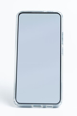 Clean smartphone screen vertical view