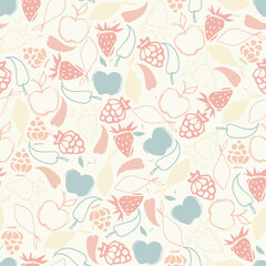 seamless pattern with cosmetics