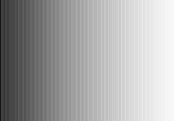 Halftone background with lines. Monochrome effect with stripes. Vector illustration with gradient effect.