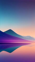 Tranquil Gradient Visions. Abstract background design
