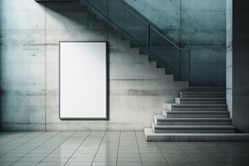 Stairs Mockup Created with Generative AI