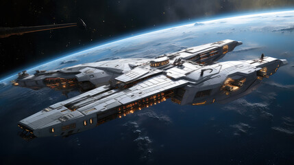 Future's Mighty Defender: Stellar Warship